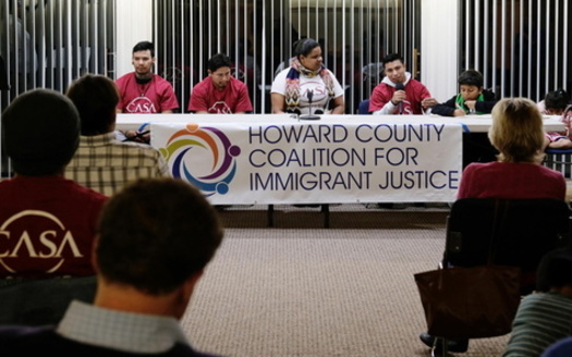 Howard County Coalition for Immigrant Justice is calling on Maryland officials to stop what they see as excessive practices by ICE. (Casa de Maryland)