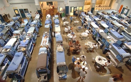 Nebraska's prison population is currently at nearly 160% of capacity, making the state the second most overcrowded in the nation. (California Department of Corrections/Wikimedia Commons)