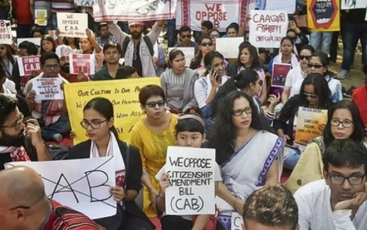 Students Against Hindutva are holding protests across the United States to support Muslims facing harsh treatment in India. (Students Against Hindutva)
