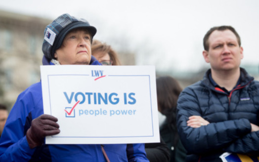 Groups are urging Gov. Ralph Northam to allow voters to submit absentee ballots in upcoming elections without having to give an excuse. (ACLU)<br /><br />