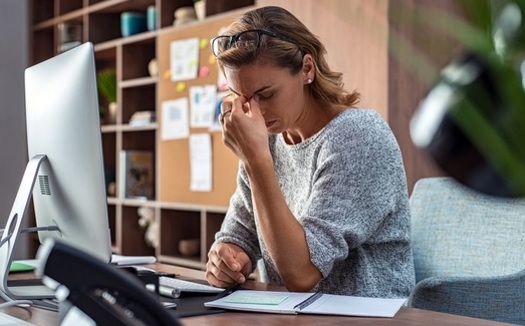 Mental-health professionals say the stay-at-home precautions to counter the coronavirus pandemic are causing many people to develop feelings of stress, anxiety and isolation. (Rido/Adobe Stock)<br />