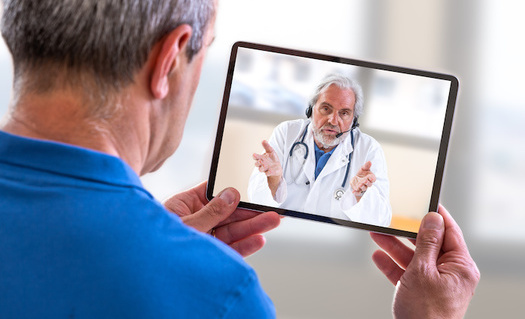 The U.S. Department of Veterans Affairs says more veterans are relying on telehealth appointments to communicate with their health care providers. (Adobe Stock)