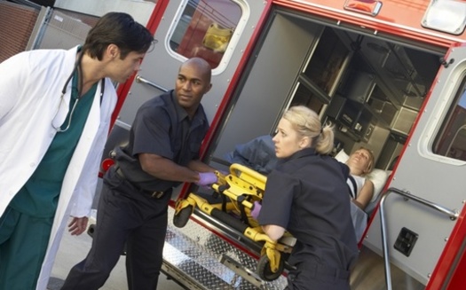 About 22,000 EMS workers are treated in U.S. emergency rooms for their own work-related injuries each year. (Adobe Stock)
