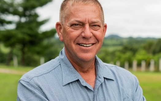 Mike Broihier, a former U.S. Marine Corps officer and a farmer in Lincoln County, is the third Democrat to throw his hat in the race to challenge GOP Sen. Mitch McConnell in November. (Broihier Campaign)