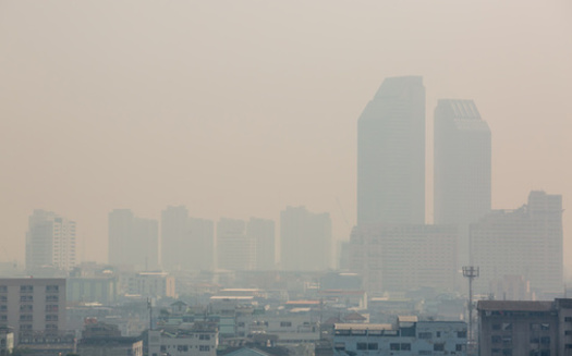 Early studies from researchers at Harvard University found a small increase in long-term exposure to air pollution can lead to a large increase in the COVID-19 death rate. (Adobe Stock)<br />
