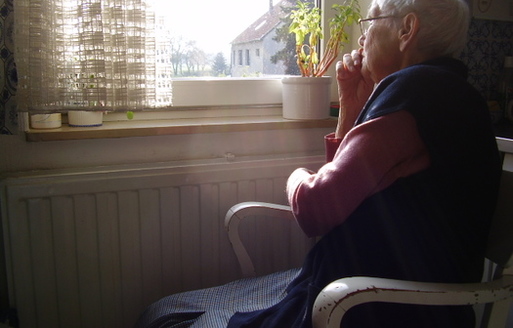 New Hampshire started allowing outdoor nursing-home visits in June but now is permitting indoor visits again. (Borya/Flickr)