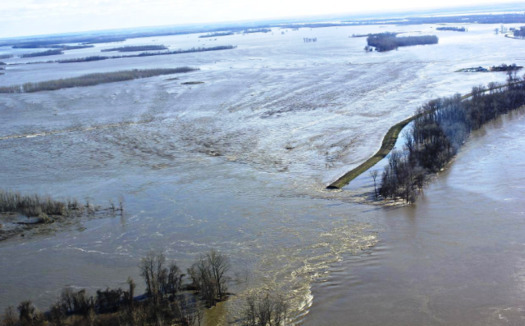 Landowners in southern Illinois continue to struggle with flooding after a 2016 breech in the Len Small Levee. (IDNR)