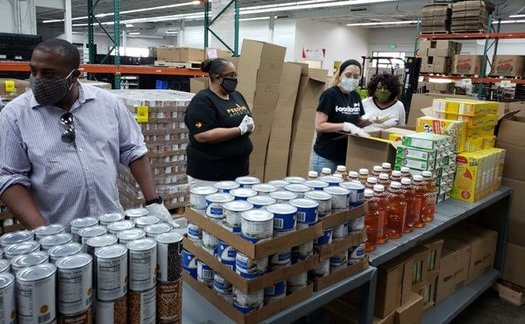 Indiana's food banks turned their normal distribution system on its head to quickly adapt to the pandemic. (Foodbank of Northwest Indiana)