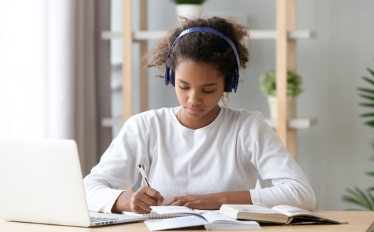 A new guide says schools need to ensure that all remote learners have full-day access to a computer and reliable internet service. (fizkes/Adobe Stock)