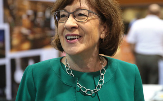 According to the polling site FiveThirtyEight, Democratic nominee Sara Gideon is barely beating Republican Sen. Susan Collins, with Collins gaining support in the last few weeks. (Gage Skidmore/Flickr)