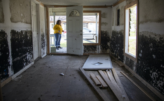 Sellers, S.C., Mayor Barbara Hopkins shows homes damaged by repeated flooding and hurricanes on Feb. 13, 2020. Homeowners without clear titles on their property have faced challenges receiving disaster aid and are ineligible for some programs. (Joshua Boucher jboucher@thestate.com)