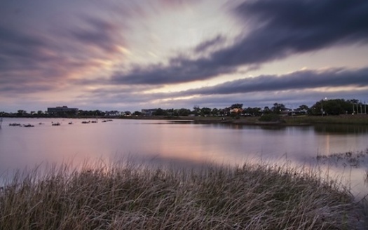 Pensacola's Project Greenshores at sunset. (Photo:  Erika Nortemann/The Nature Conservancy)