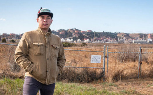 Denny Khamphanthong, now with the Asian Pacific Environmental Network, grew up near the Chevron refinery in Richmond, Calif. (Federica Armstrong/YES! Magazine)