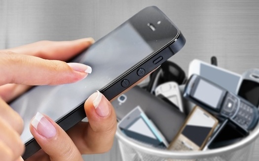 People could reduce their carbon footprint by keeping their cell phones longer, rather than replacing them regularly with the 