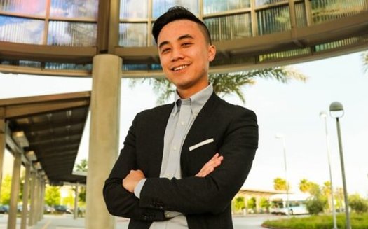 Alex Lee, D-San Jose, will be sworn in on Monday as the first openly bisexual member of the California State Assembly. (Vanessa Hsieh)