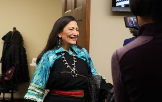 U.S. Rep. Deb Haaland, D-N.M., would be the first Native American to serve as a Cabinet Secretary if she confirmed as Secretary of the Interior. (Wikimedia Commons) 