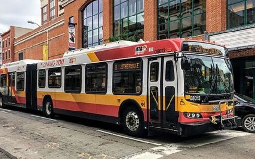 Baltimore's Black communities are struggling to get to work after pandemic-related cuts to city's bus system scaled back service. (Wikimedia Commons)