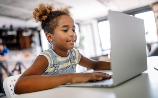 During the pandemic, adults and children are spending about 13 hours a day in front of screens, which experts say affects their eye health. (Adobe Stock)