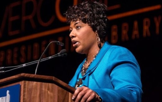 The daughter of Dr. Martin Luther King Jr., Dr. Bernice King, will speak to Michiganders during a virtual event. (LBJ Library/WikiMedia Commons) 