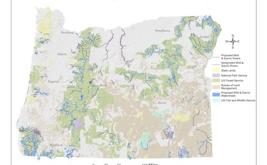 A proposed 4,700 miles of protected rivers and streams in the River Democracy Act are located across Oregon. (Wyden.Senate.gov)