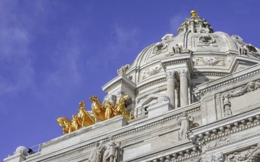 Minnesota's Capitol building has seen a beefed-up security presence following last year's civil unrest and this year's political tension. Members of a safety committee say some measures need to be permanent. (Adobe Stock)