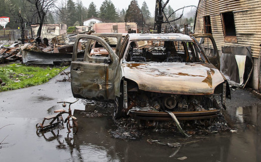 Labor Day fires in Oregon displaced thousands of people across the state. (Oregon Dept. of Transportation/Flickr)