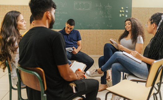 An estimated 48% of Hispanic students are first-generation students, compared with 28% of white students, according to the Postsecondary National Policy Institute. (Adobe Stock)