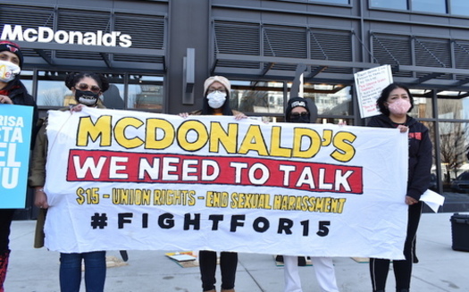 Since 2016, McDonald's employees in the United States have filed more than 50 complaints of sexual harassment. (Fight for $15 and a Union)