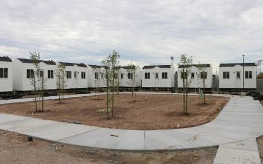 Imperial Valley College is about to open 26 tiny homes to students experiencing homelessness. (Imperial Valley College)