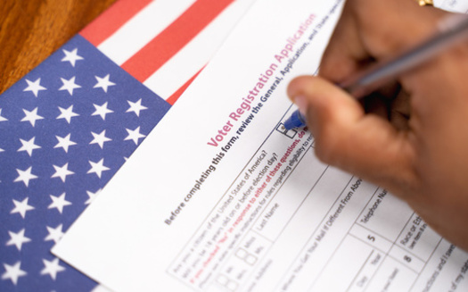 Some lawmakers are hoping to see Maine join the 40 other states plus Washington, D.C., which have online voter registration. (Lakshmiprasad/Adobe Stock)