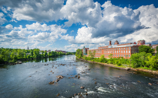 The Merrimack River watershed runs from the White Mountains down to the ocean in Newburyport, Mass. (jonbilous/Adobe Stock)