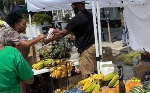 Organizers of the African Marketplace and Drum Circle Farmers Market in South Los Angeles say they're struggling to get an annual permit. (Writtenvision)