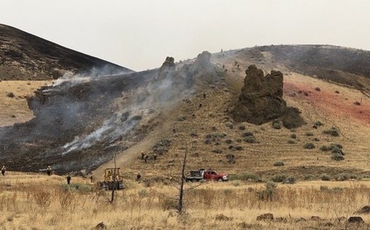 More than a million acres in Oregon burned during the 2020 wildfire season. (Larisa Bogardus/U.S. Bureau of Land Management)
