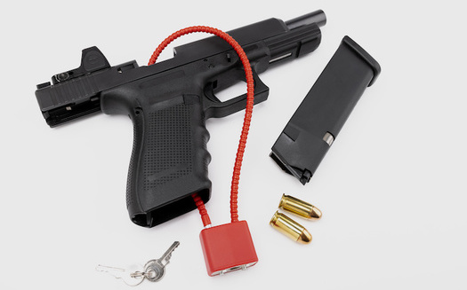The Gun Safety Consortium says many gun owners fear gun locks will prevent their being able to access their firearms quickly.  (Atlantist studio/Adobe Stock)