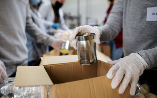 A Greater Boston Food Bank survey found that only one in three adults experiencing food insecurity in Massachusetts is getting food from charitable sites, like food pantries. (Adobe Stock) 