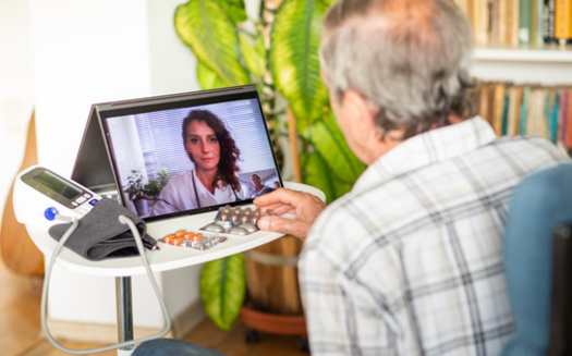 One in four Medicare recipients reported using telehealth services at the peak of the pandemic. (Adobe Stock)