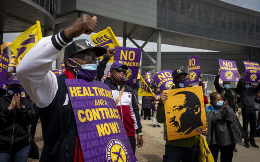 As part of a new contract 3 months in the making, healthcare coverage has already kicked in for over two thousand contract airport workers dating back to July 1. (32BJ SEIU)
