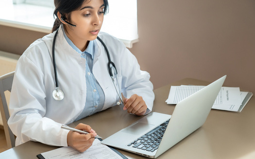 Use of telehealth has risen sharply as a result of the pandemic, and advocates for increasing access to mental-health services say making the changes permanent would benefit many. (Adobe Stock)