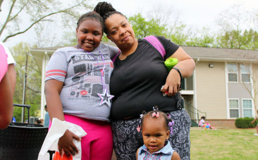 The number of moms with health coverage participating in the Magnolia Mother's Trust, a guaranteed-income program, went up by a quarter during the program. (Sarah Stripp/Springboard to Opportunities)