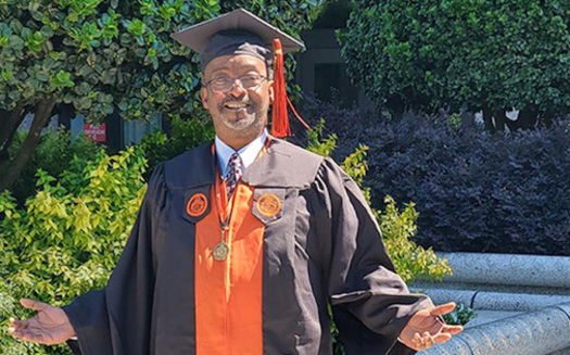 Michael Watkins of Raleigh spent six months in prison for felony breaking and entering in 1988 and the next three decades getting his life on track. He earned a bachelor's degree last year at Campbell University in Buies Creek, N.C. (Michael Watkins)