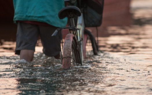 Hurricane Ida broke New York City's single-hour rainfall record, at 3.15 inches - part of the pattern of more frequent and severe downpours which scientists say is a symptom of global warming. (Adobe Stock)