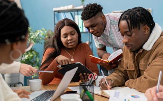 A new program will boost support services, such as child care or school counseling, for students of color taking non-degree courses for workforce readiness at community colleges in six states. (Adobe Stock)<br />