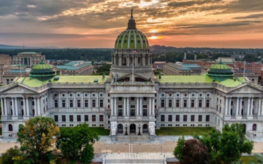 Pennsylvania's Legislative Reapportionment Commission, which creates the state House and Senate voting-district maps, is comprised of two Republicans and two Democrats from the House and Senate, and a nonpartisan chair. (Adobe Stock)