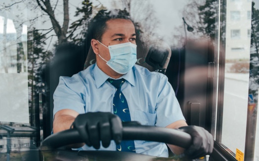Education Support Professionals, such as bus drivers, have been celebrated during American Education Week since 1987. (nadorozhna.uliana/Adobe Stock)