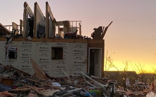Tornado damage in western Kentucky continues to affect the operations of domestic-violence shelters in the region. (Tori Henninger) 