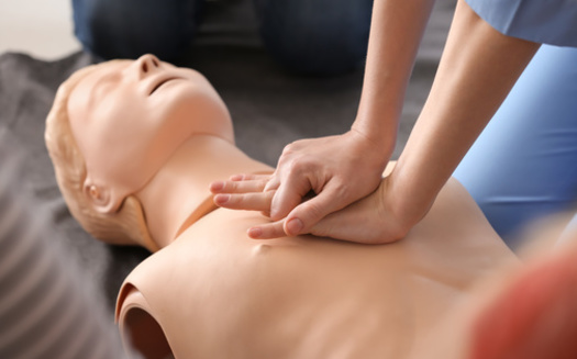 The American Heart Association says survival rates for cardiac arrest can triple when bystanders perform CPR. (Adobe Stock)