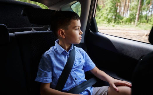 In Nevada, children used to be able to ditch the car booster seat at age six. Now, a new law requires kids to be 57 inches tall in order to use a seat belt without a booster. (Taras/Adobe Stock)