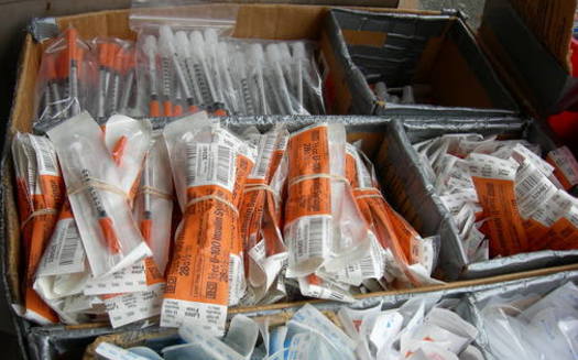 Across the United States, 38 states operate some kind of needle=exchange program. (Wikimedia Commons)