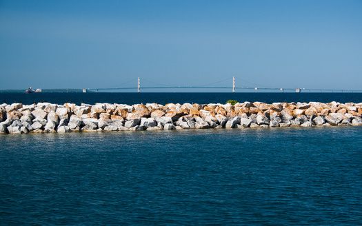 A Canadian gas company operates a pipeline that runs under the Straits of Mackinac, despite an order from Gov. Gretchen Whitmer for it to be shut down. (Richard/Adobe Stock)