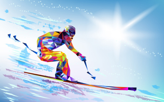 The 2022 Beijing Olympics will be the first winter games played entirely on manmade snow. (Adobe Stock)